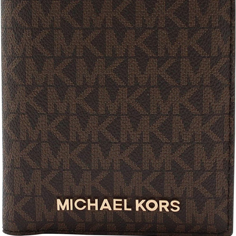 New brown Michael Kors passport wallet